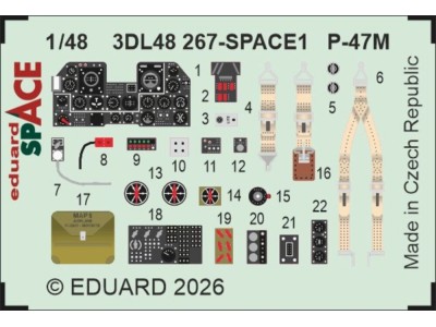 P-47M SPACE for Miniart 