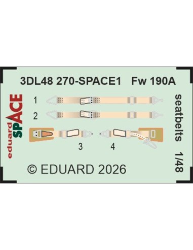 Fw 190A seatbelts SPACE 