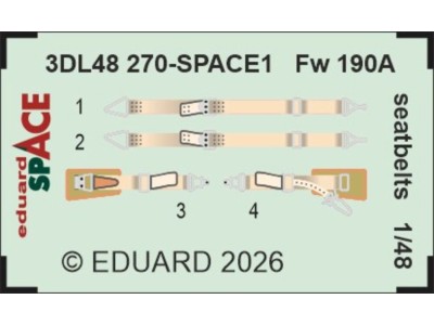 Fw 190A seatbelts SPACE 