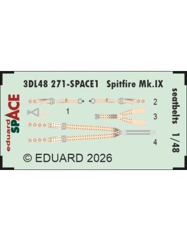 Spitfire Mk.IX seatbelts SPACE 