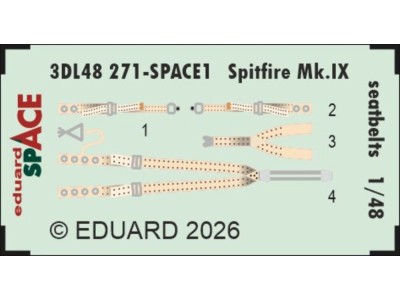 Spitfire Mk.IX seatbelts SPACE 