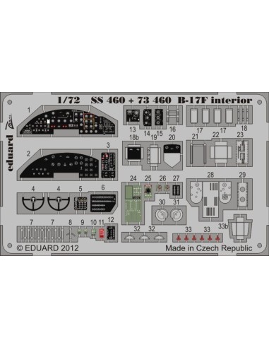 B-17F interior for Revell 