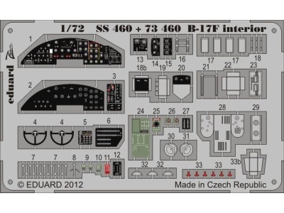 B-17F interior for Revell 