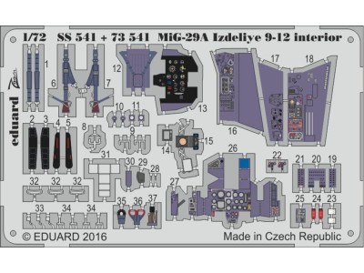 MiG-29A Izdeliye 9-12 interior f.Trumpet 