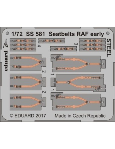 Seatbelts RAF early STEEL 