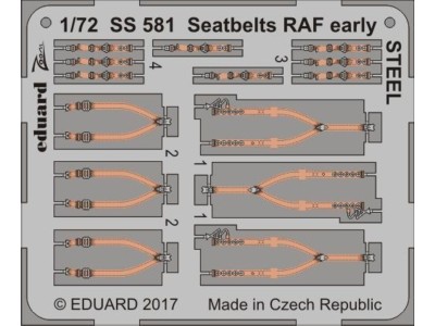 Seatbelts RAF early STEEL 