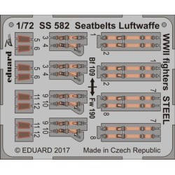 Seatbelts Luftwaffe WWII fighters STEEL 