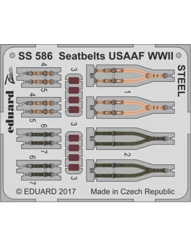 Seatbelts USAAF WWII STEEL 