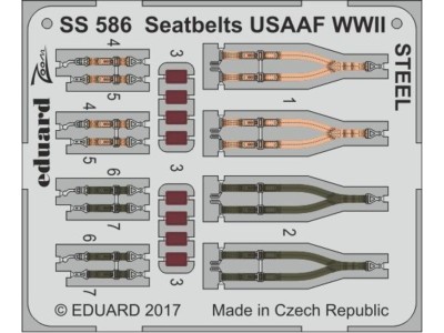 Seatbelts USAAF WWII STEEL 