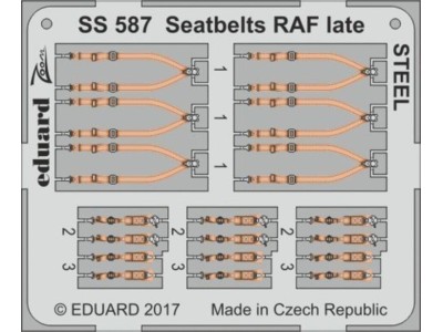 Seatbelts RAF late STEEL 