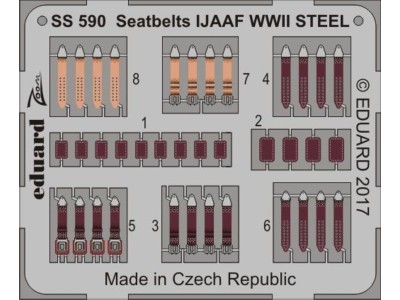 Seatbelts IJAAF WWII STEEL for Eduard 