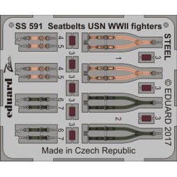 Seatbelts USN WWII fighters STEEL 