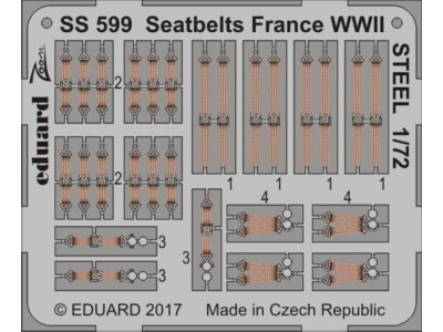 Seatbelts France WWII STEEL 