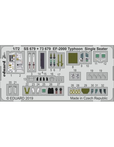 EF-2000 Typhoon Single Seater for Revell 