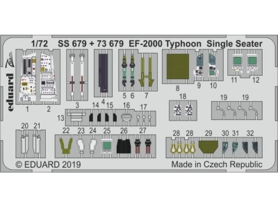 EF-2000 Typhoon Single Seater for Revell 