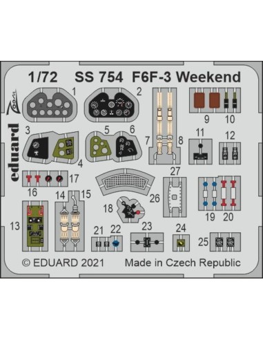 F6F-3 Weekend 1/72 EDUARD 