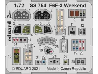 F6F-3 Weekend 1/72 EDUARD 