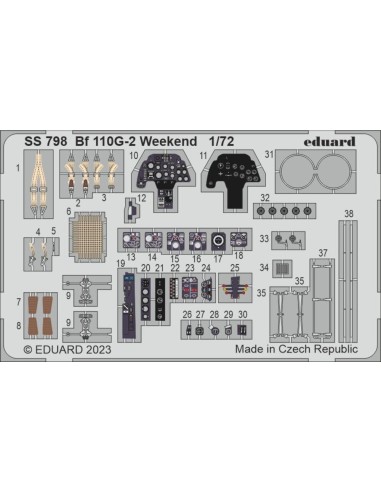 Bf 110G-2 Weekend 1/72 EDUARD 