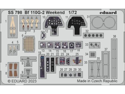 Bf 110G-2 Weekend 1/72 EDUARD 