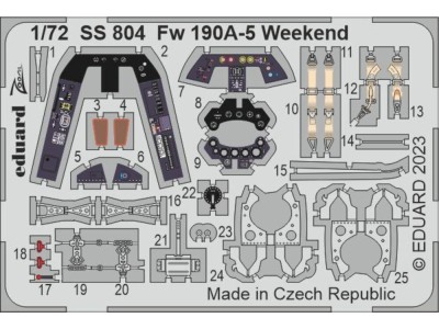 Fw 190A-5 Weekend 1/72 EDUARD 