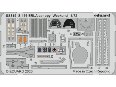 S-199 Erla canopy Weekend 1/72 