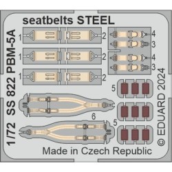 PBM-5A seatbelts STEEL 1/72 ACADEMY 
