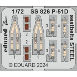 P-51D seatbelts STEEL 