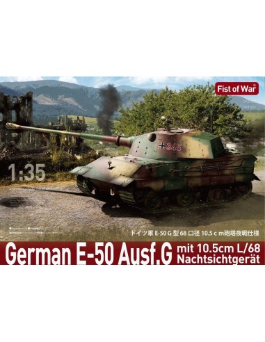 Fist of War German E50 Ausf.G with L68 10.5cm gun tank 