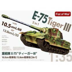 E-75 heavy tank 2 in 1 10.5cm & 12.8cm KwK Gun  King tiger III 