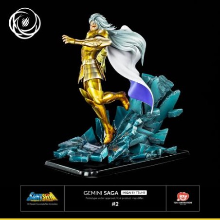 SAINT SEIYA - Gemini - Statue Ikigai RÃ©sine 1/6 By Tsume 37cm