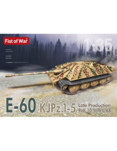 German WWII E-60 Heavy jadge panther late type with 105mm gun 