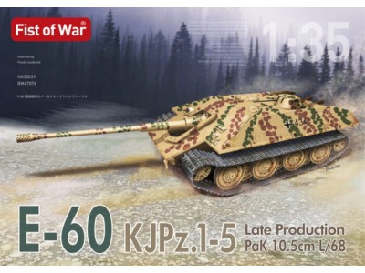 German WWII E-60 Heavy jadge panther late type with 105mm gun 