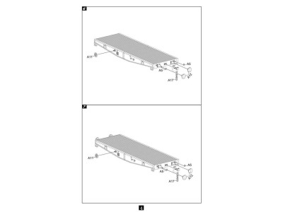 German Railway Schwerer Plattformwagen Type ssys 1+1 pack 