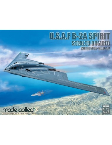 USAF B-2A Spirit Stealth Bomber with Mop GBU-57 