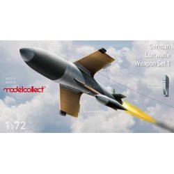 German WWII aircraft weapon set, X-4 *10 and SC1000 *4 