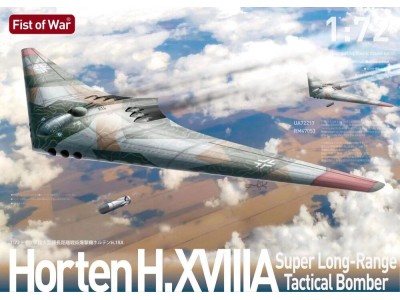 German WWII Horten H18A Super Long-Range Strategic Bomber 