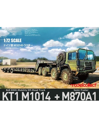 German MAN KAT1M1014 8*8 HIGH-Mobility off-road truck with M870A1 semi-trailer 