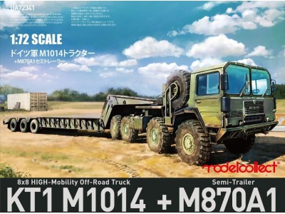 German MAN KAT1M1014 8*8 HIGH-Mobility off-road truck with M870A1 semi-trailer 