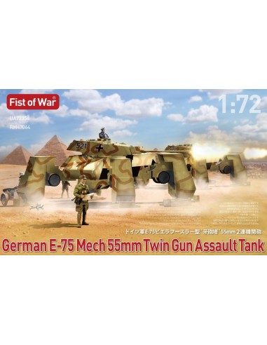 German e75  Mech twin 50mm guns assault  tank 