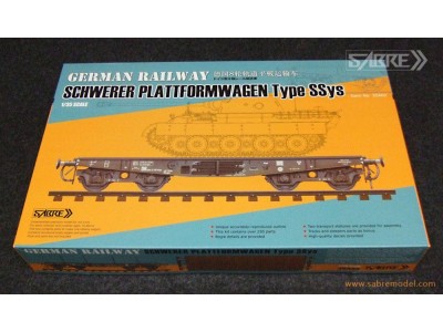 German Railway Schwerer Plattformwagen Type SSys 