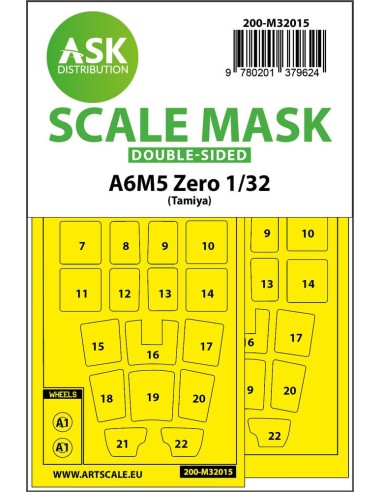 A6M5 Zero double-sided express masks for Tamiya 