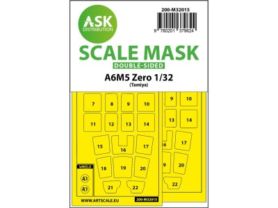 A6M5 Zero double-sided express masks for Tamiya 