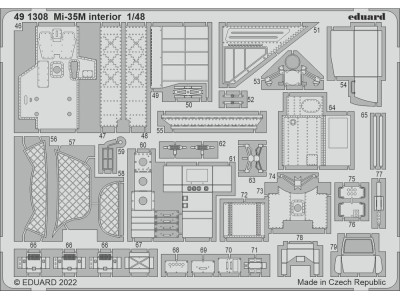Mi-35M interior for ZVEZDA 