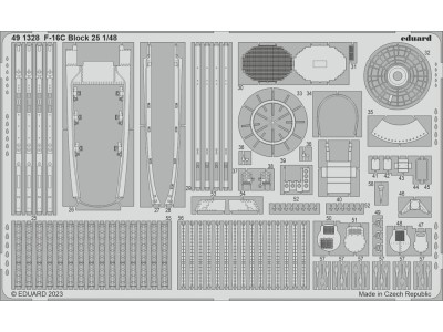 F-16C Block 25 1/48 for KINETIC 