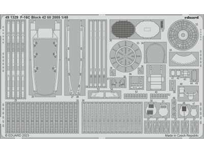 F-16C Block 42 till 2005 1/48 for KINETIC 