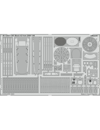 F-16C Block 42 from 2006 1/48 for KINETIC 