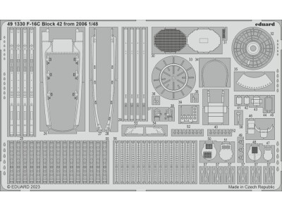 F-16C Block 42 from 2006 1/48 for KINETIC 