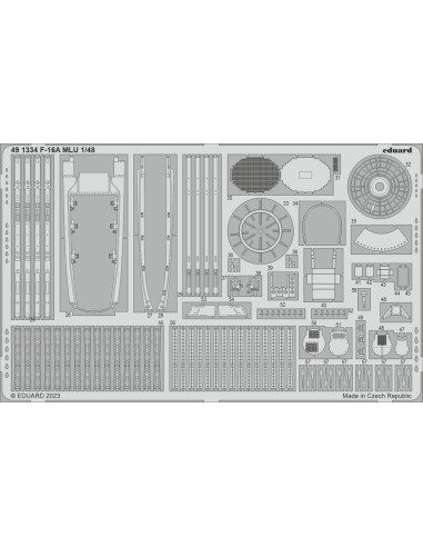 F-16A MLU 1/48 KINETIC 