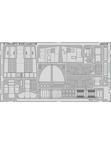 B-24D cockpit 1/48 REVELL 