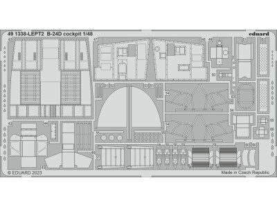 B-24D cockpit 1/48 REVELL 